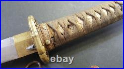 100% Genuine WW2 Japanese Army Military Officer Sword Katana Signed Nagamitsu