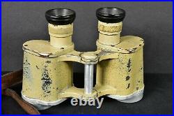 100% ORIGINAL 6X30 GERMAN WW2 cag SWAROVSKI BINOCULARS WITH RECTICULE & STRAP