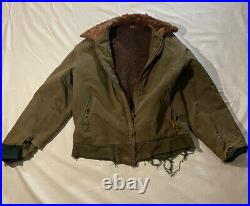 100% Original WW2 Bomber Flight Jacket 8th Army Air Corps WWII Antique