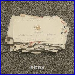 150 WWII Letters Home Army Air Forces 1944 Complete Soldier Correspondence Lot