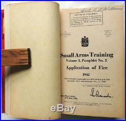 1937-1945 Canadian British ARMY SMALL ARMS TRAINING 27 Pamphlets Manuals WWII