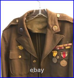 1939-45 WWII US Army Corporal Aleutian Islands Jacket with Name & Several Patches