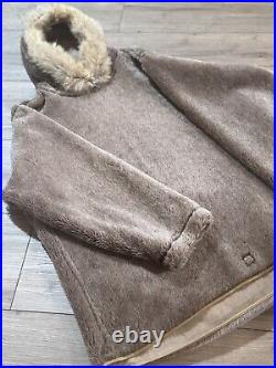 1940 WWII US Army Field Military Alpaca Pile Parka Jacket