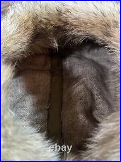 1940 WWII US Army Field Military Alpaca Pile Parka Jacket