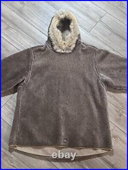 1940 WWII US Army Field Military Alpaca Pile Parka Jacket