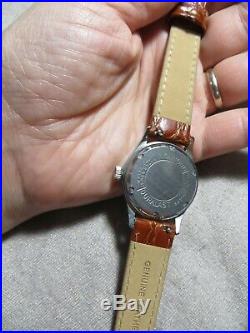 1940's WW2 Jardur Bezelmeter Army Military Pilot Woman Watch RARE! Work