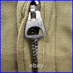 1940s WWII Army Wool Tanker Overalls Wool Lined Bib Pant Prentice Zipper USA