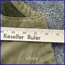 1940s WWII Army Wool Tanker Overalls Wool Lined Bib Pant Prentice Zipper USA