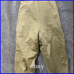 1940s WWII Army Wool Tanker Overalls Wool Lined Bib Pant Prentice Zipper USA
