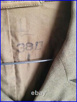 1941 WWII US ARMY AIR CORP UNIFORM JACKET COAT CBI 10th Air Forces size 38L