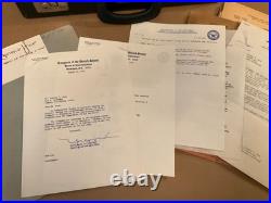 1942-1958 US Military Army Air Corps Pilot WWII Papers Briefcase Lt Stanley Wade