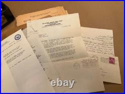 1942-1958 US Military Army Air Corps Pilot WWII Papers Briefcase Lt Stanley Wade