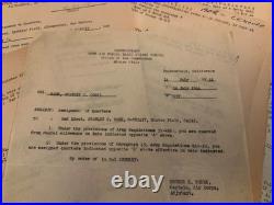 1942-1958 US Military Army Air Corps Pilot WWII Papers Briefcase Lt Stanley Wade