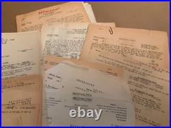 1942-1958 US Military Army Air Corps Pilot WWII Papers Briefcase Lt Stanley Wade