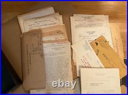 1942-1958 US Military Army Air Corps Pilot WWII Papers Briefcase Lt Stanley Wade