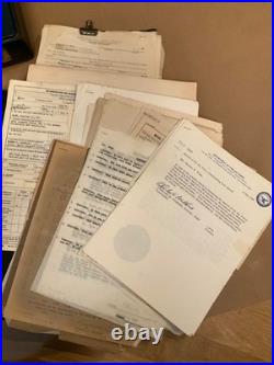 1942-1958 US Military Army Air Corps Pilot WWII Papers Briefcase Lt Stanley Wade