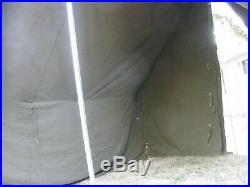 1942 WWII US ARMY TENT SMALL WALL FIRE RESISTANT 9x9x8 ft WW2 -original- VINTAGE