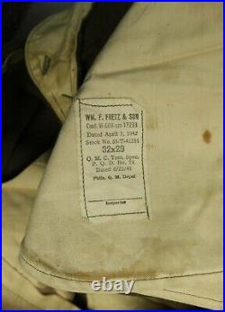 1942 WWII US Army Mountain Ski Trousers 1st Pattern Wool 10th Division FSSF