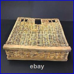 1942 Ww2 Wwii German Army Wehrmacht Artillery Wicker Basket Original