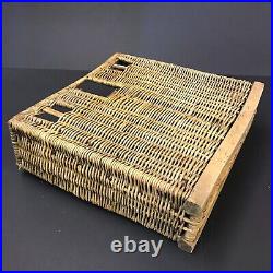 1942 Ww2 Wwii German Army Wehrmacht Artillery Wicker Basket Original