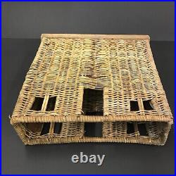 1942 Ww2 Wwii German Army Wehrmacht Artillery Wicker Basket Original