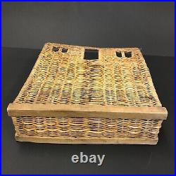 1942 Ww2 Wwii German Army Wehrmacht Artillery Wicker Basket Original