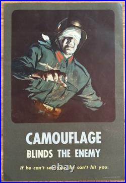 1943 WWII Official Army Posters Set Of 7 With Original Shipping Envelope
