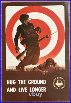 1943 WWII Official Army Posters Set Of 7 With Original Shipping Envelope