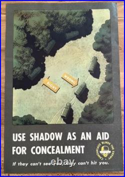 1943 WWII Official Army Posters Set Of 7 With Original Shipping Envelope