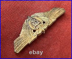 1943 WWII U. S. Army Air Force Flight Surgeon Wings PASQUALE STERLING 2 inch