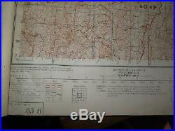 1944 WORLD WAR II ATLAS of BURMA MYANMAR for ARMY USE 93 HUGE MAPS RANGOON CHINA