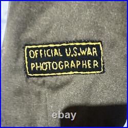 1945 IKE Jacket A5 Fifth Army Sergeant with Purple Heart Photographer and Patches
