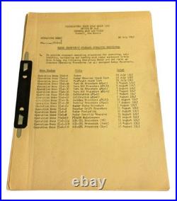1947 Roswell Army Air Field Radar Observer WWII 509th Bomb Group SOP