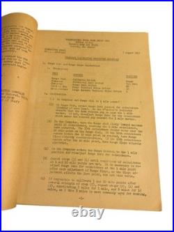 1947 Roswell Army Air Field Radar Observer WWII 509th Bomb Group SOP