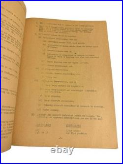 1947 Roswell Army Air Field Radar Observer WWII 509th Bomb Group SOP