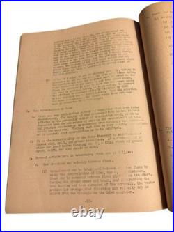 1947 Roswell Army Air Field Radar Observer WWII 509th Bomb Group SOP