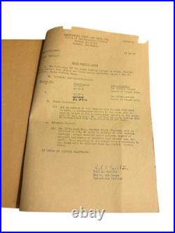 1947 Roswell Army Air Field Radar Observer WWII 509th Bomb Group SOP