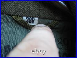 2 Original WW2 Era German Made U. S. Army in Europe Patched Ike Jacket's 38 R