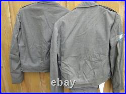 2 Original WW2 Era German Made U. S. Army in Europe Patched Ike Jacket's 38 R 2 Original WW2 Era German Made U. S. Army in Europe Patched Ike Jacket's 38 R