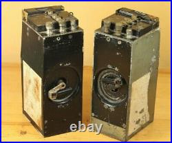 2pcs. RARE Lend Lease for USSR WW2 US Army Signal Corps Field Telephones EE-8-A