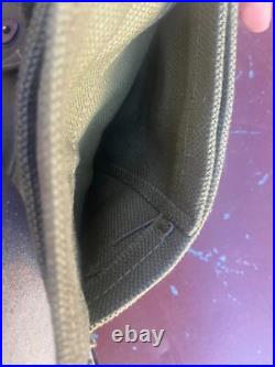 2x WWII US Army Two Tone Transitional Thompson Pouch Unmarked Original WW2