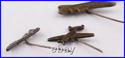 3 Stickpin WW2 Dive bomber WWII Fighter PIN Air FORCE Army MILITARY Jewelry ARMY
