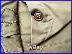 34L Original WWII M1943 FIELD Jacket Men USN Military Combat WW2 US Army Coat