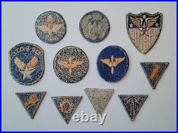 38 AAF WWII Army Air Force plus late 40s/early 50s USAF Patch Collection AJ020