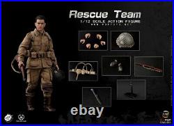 3pcs POPTOYS 1/12 CMS004 US Army Rescue Team WWII Single Player Set Figure