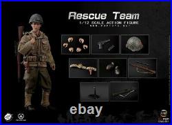 3pcs POPTOYS 1/12 CMS004 US Army Rescue Team WWII Single Player Set Figure