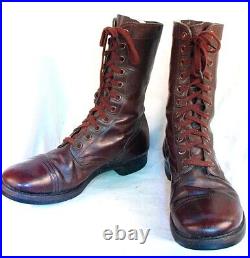 ANTIQUE ARMY BOOTS WW2 THOM McAN SIZE 10