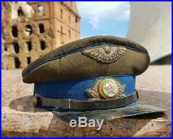 Air Force Cap 1940 RKKA Stalingrad WW2 Red Army visor original