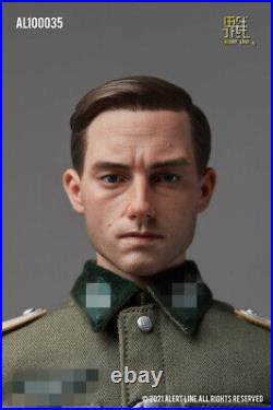 Alert Line AL100035 16 WWII Army Officer Soldier Male Action Figure Model Toy