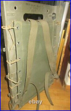 Amazing U. S. Army Wwii Wood Pack Frame Packboard